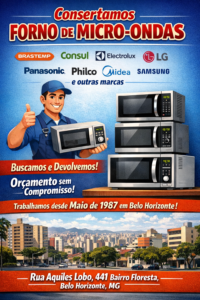 Conserto de micro-ondas em BH