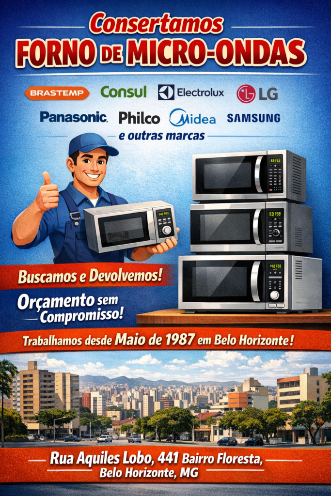 Conserto de micro-ondas em BH